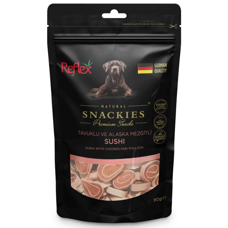 REFLEX SNACKIES TAVUKLU VE BALIKLI SUSHI 90 G - 16'LI